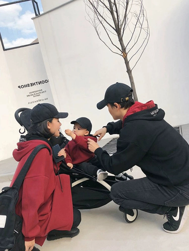 Red & Black “Ears Up” Family Matching Set