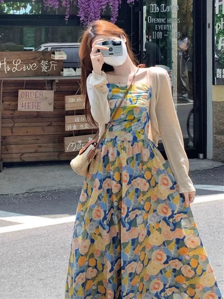 Golden Bloom Family Matching Outfit Set