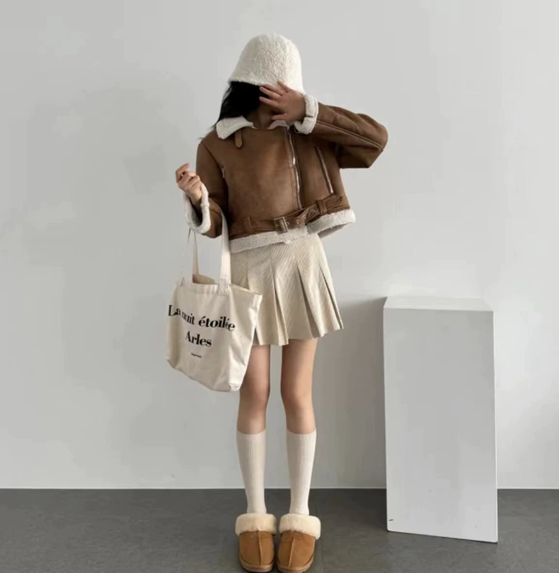 Aria Shearling Aviator Jacket