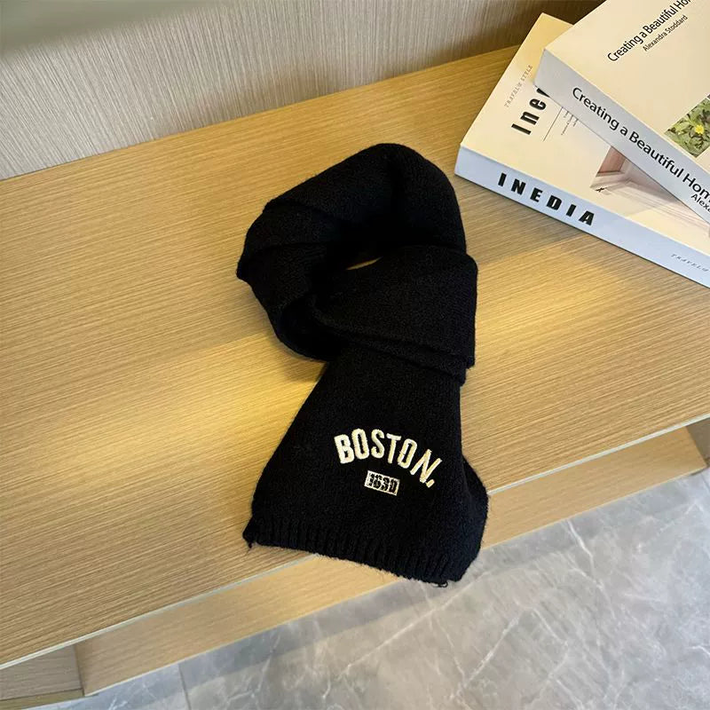 Boston Knit Beanie & Scarf Set