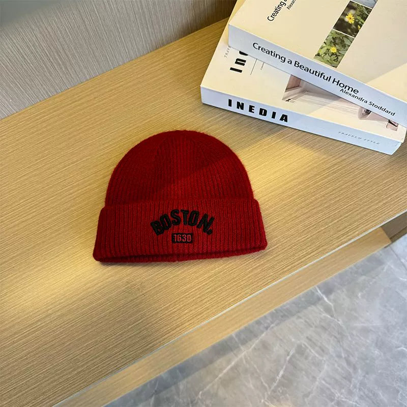 Boston Knit Beanie & Scarf Set