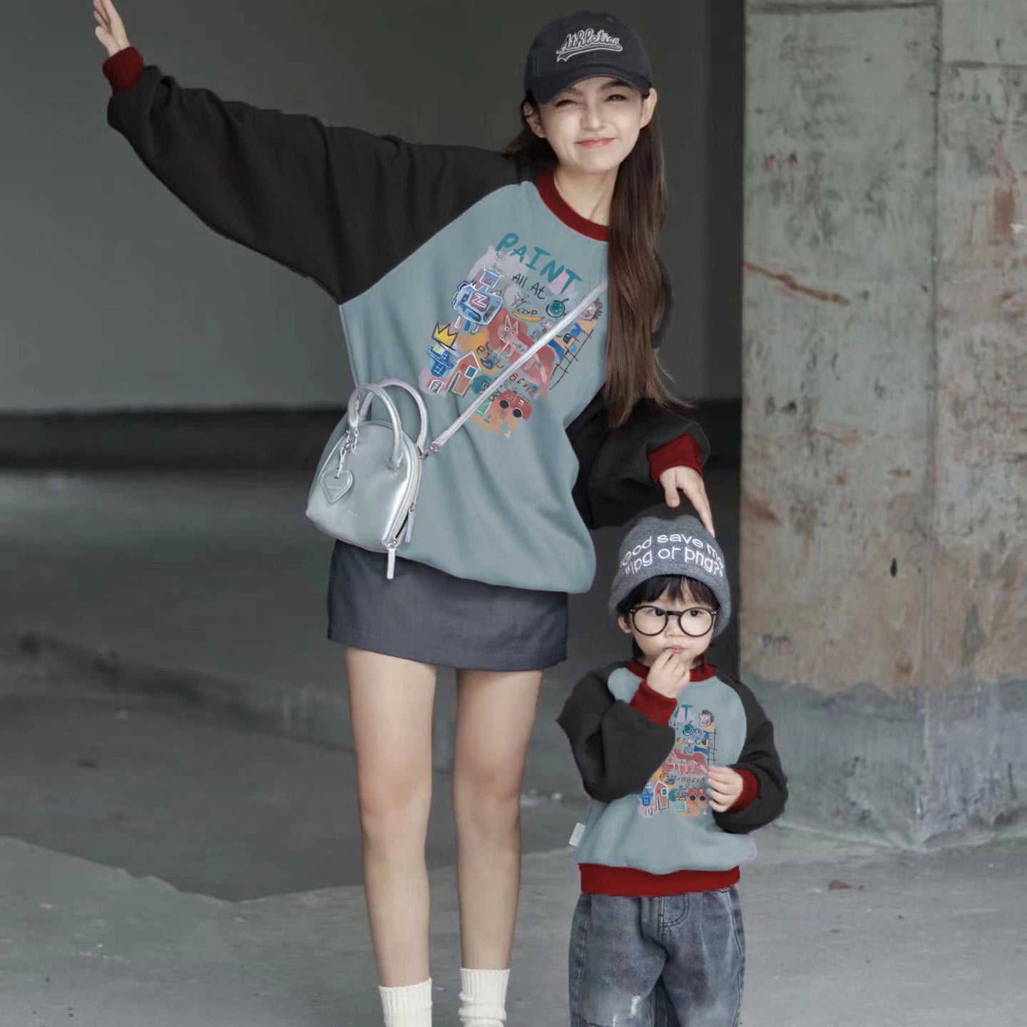 Urban Bond Oversized Sweatshirt Set