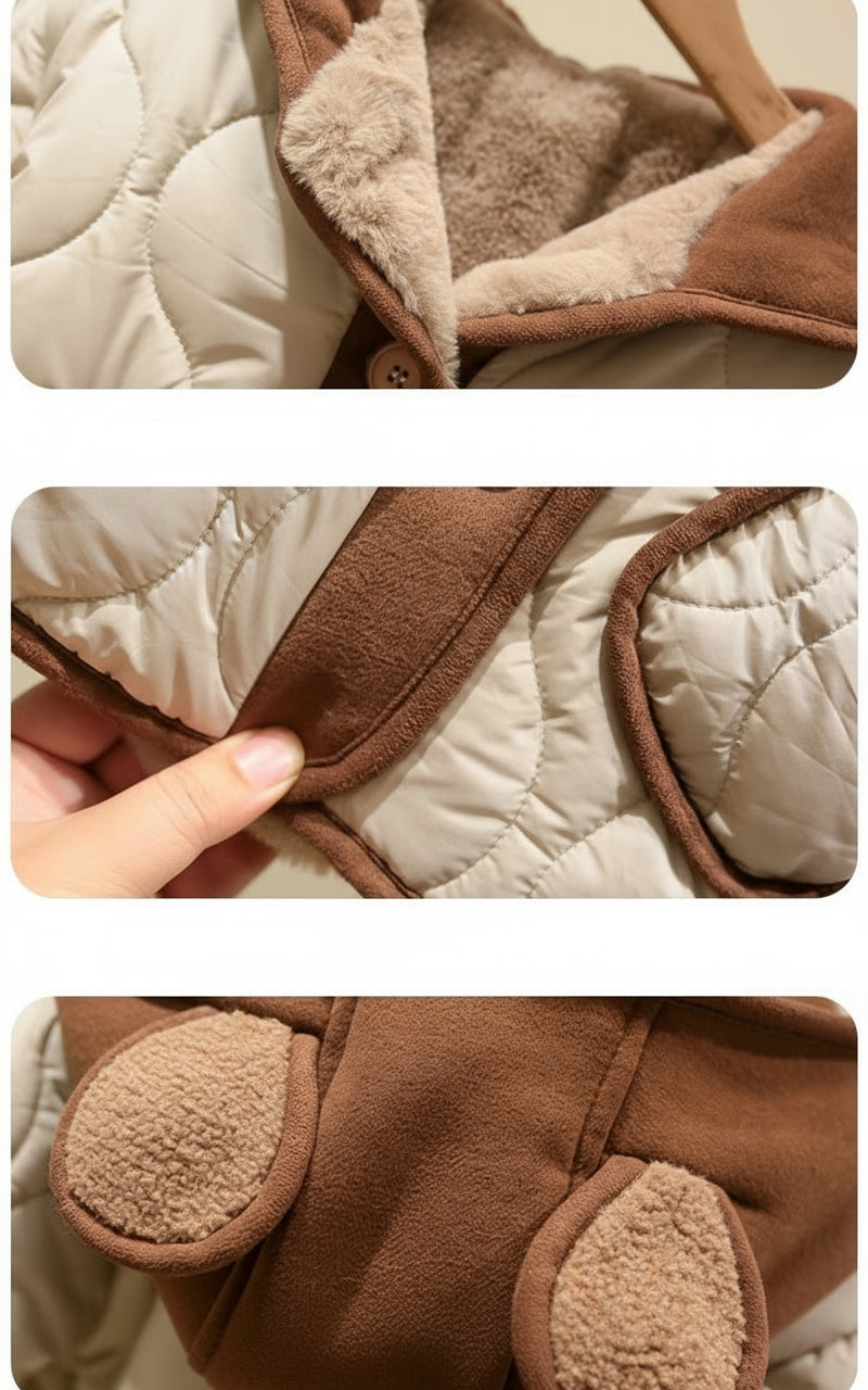 Bear Ear Quilted Jacket